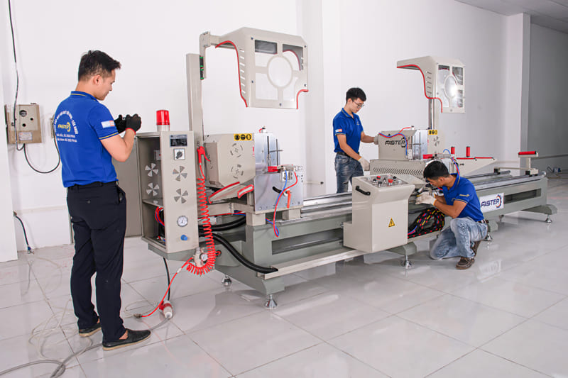 Máy cắt nhôm 2 đầu F90 10