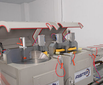 Máy cắt nhôm 2 đầu mâm xoay F450 4