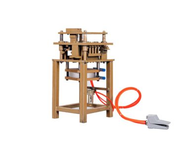 Máy đột dập nhôm Việt pháp, hệ 55 vát cạnh – 14 dao hơi3