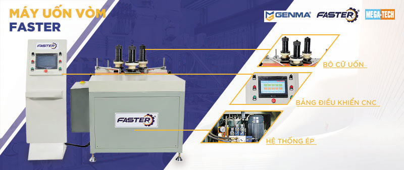Máy uốn vòm CNC Faster1